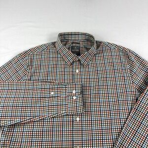 Bluffworks Shirt Mens XL Check Zenith Button Up Slim Fit Performance Stretch